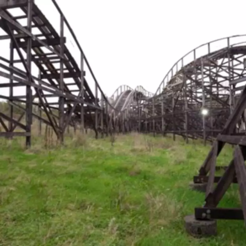 Abandoned Theme Park with Iconic £1.7m Rollercoaster Still Standing