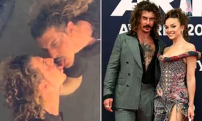 Abbie Chatfield's Boyfriend Adam Hyde Kisses His Own Reflection in Bizarre Video