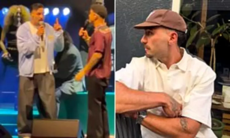 AFL Star Izak Rankine Surprises Fans with Impromptu Duet at Guy Sebastian Concert
