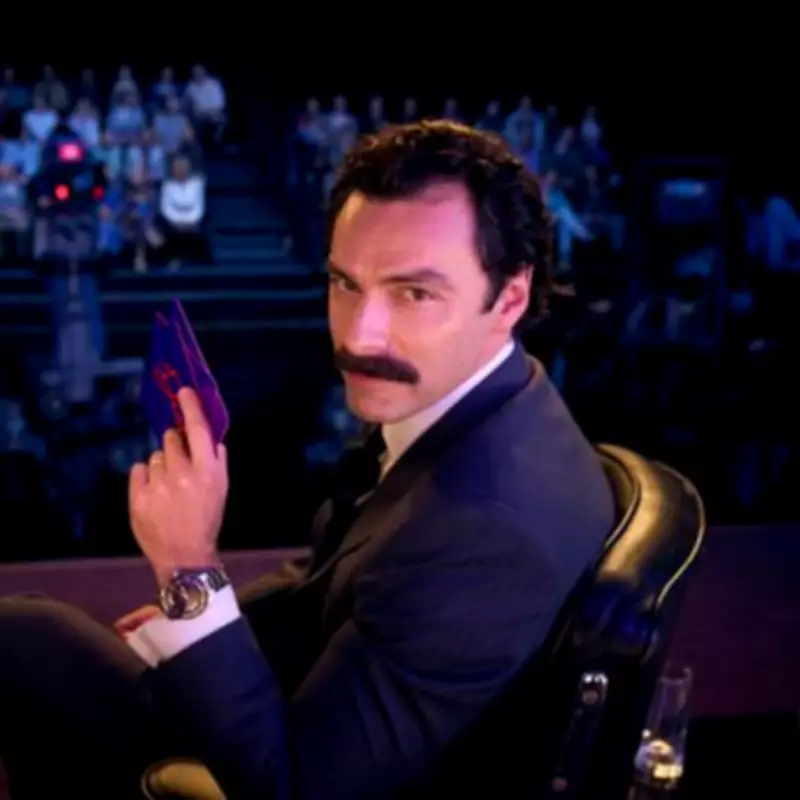 Aidan Turner Reveals Why His Voice Changes for Rivals Mustache