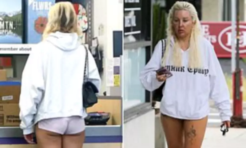 Amanda Bynes Spotted in Hollywood in Revealing Micro Shorts