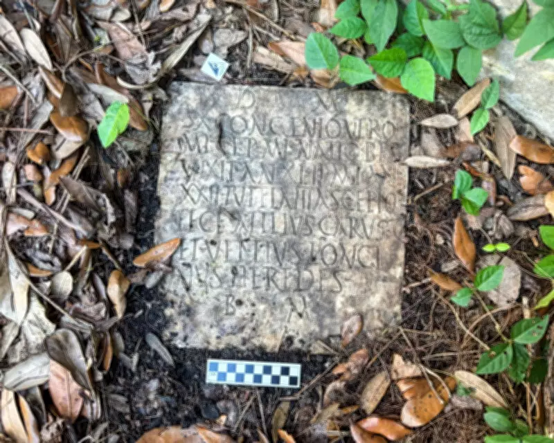 Ancient Roman Gravestone Found in New Orleans Backyard Returned to Italy