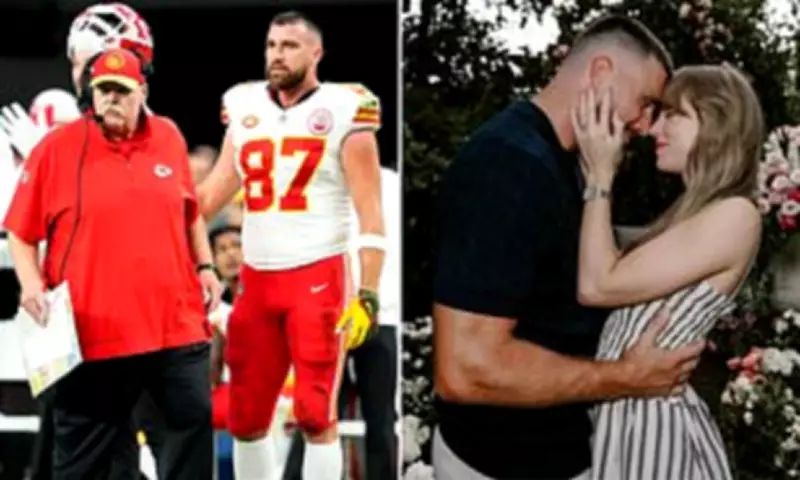 Andy Reid hints at Travis Kelce and Taylor Swift wedding invite
