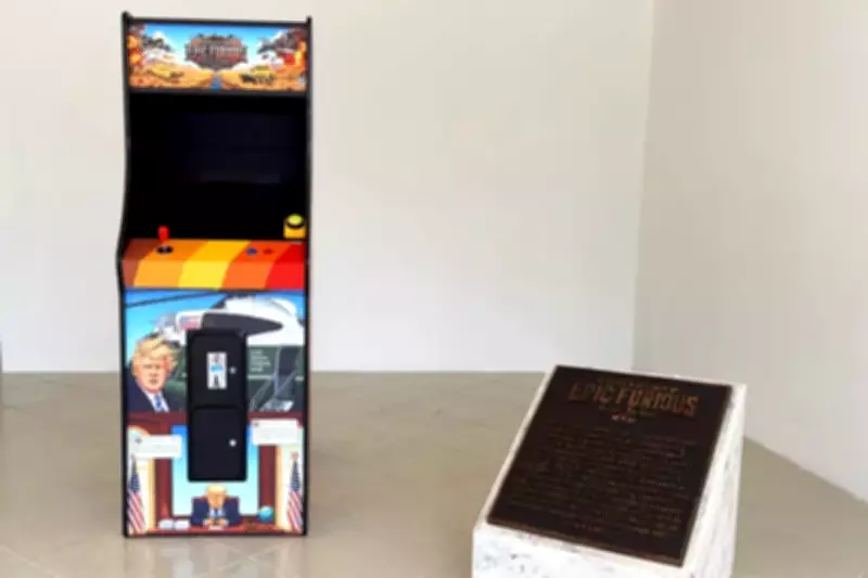 Anti-Trump Art Group Targets Iran Policy in New Pop-Up Near Mar-a-Lago