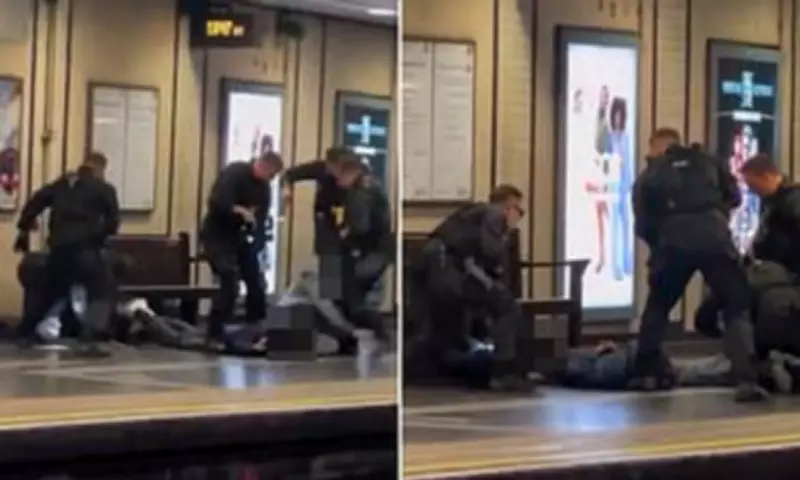 Armed Police Arrest Three Suspects at London Tube Station in Dramatic Raid