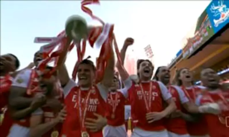 Arsenal End 22-Year Wait, Lift Premier League Trophy After Win at Palace