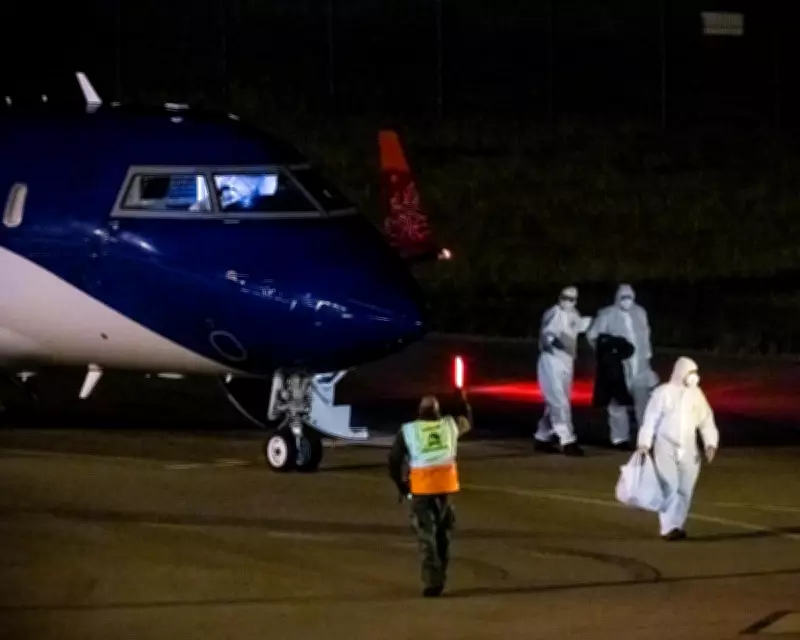 Australians from Hantavirus Cruise Ship Fly Home in Full PPE