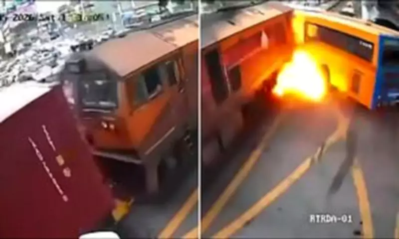 Bangkok Train-Bus Collision Kills Eight, Injures 35