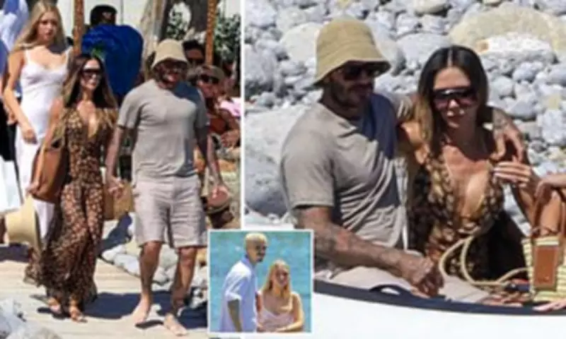 Beckhams Enjoy Glamorous Ibiza Yacht Trip with Romeo and Harper