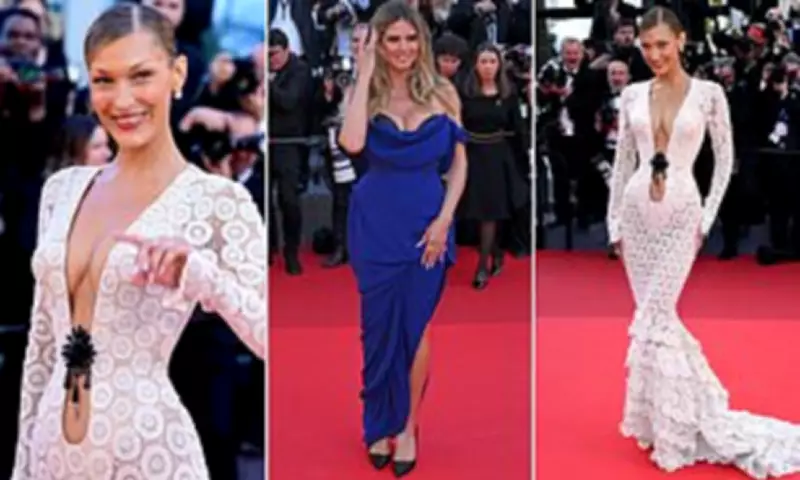 Bella Hadid and Heidi Klum Stun at Cannes Film Festival Premiere