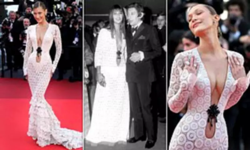 Bella Hadid Channels Jane Birkin's Iconic Cannes Look with a Modern Twist
