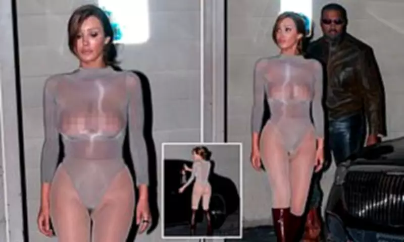 Bianca Censori Bares All in Sheer Bodysuit for Movie Date with Kanye West