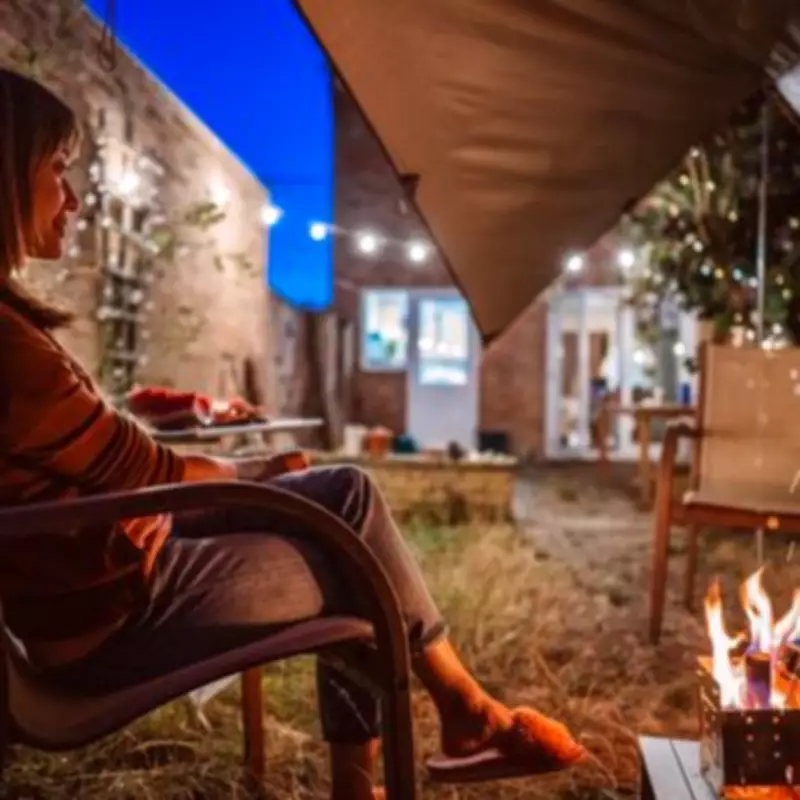 B&M's £18 Fire Basket Keeps Gardens Cosy for Evening Parties