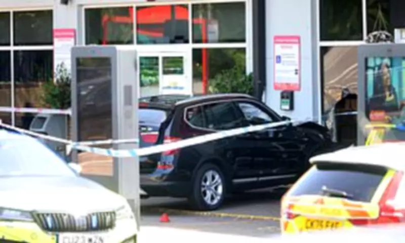 BMW Driver Hits Picnic Table at M4 Service Station, Injuring Boy and Man