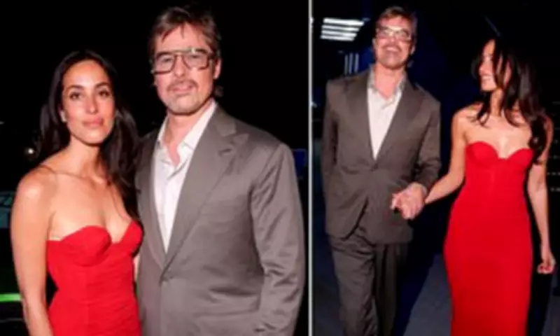 Brad Pitt and Ines de Ramon Display Affection at Mercedes-AMG Event in LA