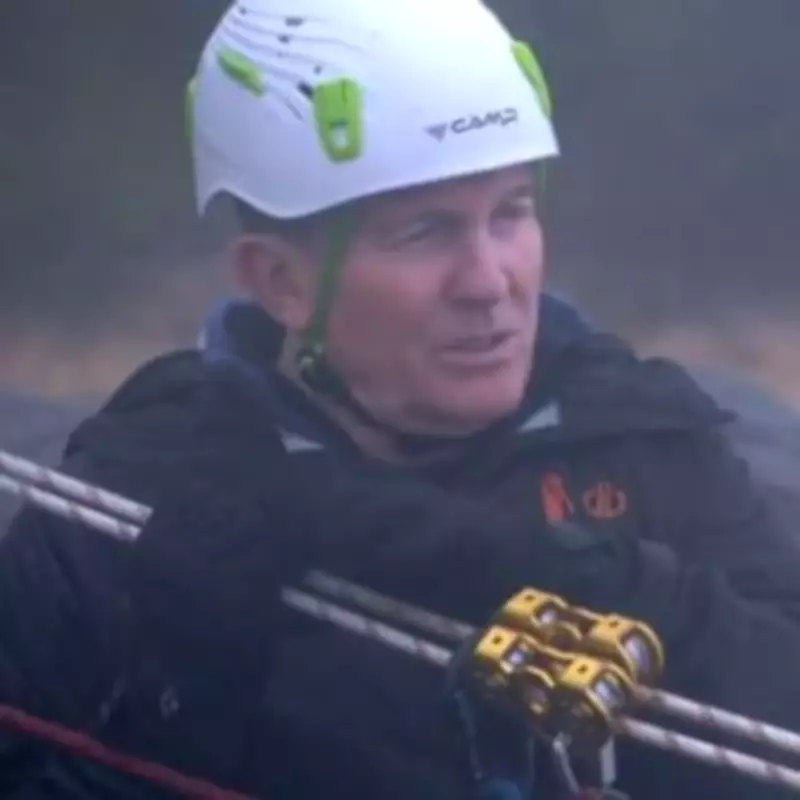 Bradley Walsh Pleads 'Please God' as He Faces Terrifying Zipline Challenge on ITV Show
