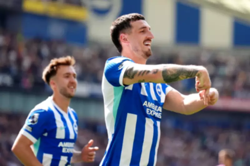 Brighton thrash Wolves 3-0 to revive European hopes with record goal