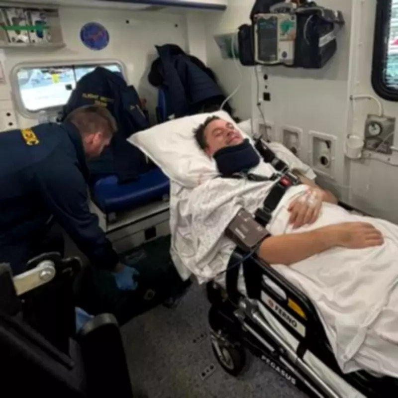 Brit faces huge medical bills after breaking neck in tree fall in France
