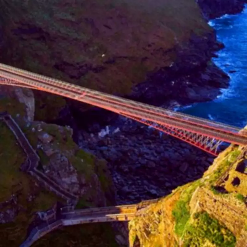 Britain's Scariest Bridge Leads to King Arthur's Castle, Terrifies Tourists