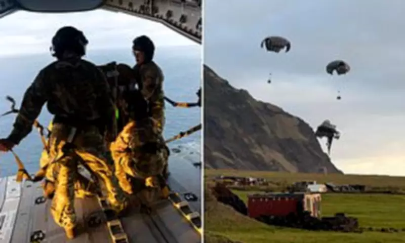 British Paratroopers Airdrop onto Remote Island to Treat Hantavirus Patient