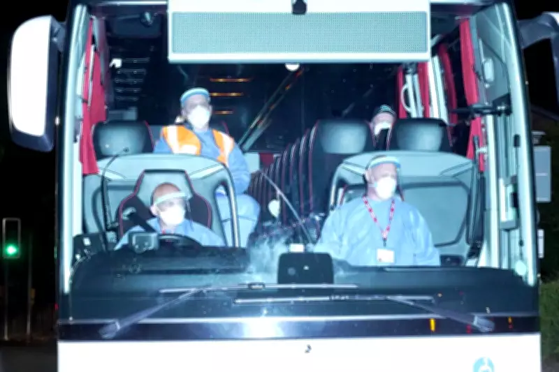 Britons from hantavirus-hit cruise ship arrive at UK isolation facility