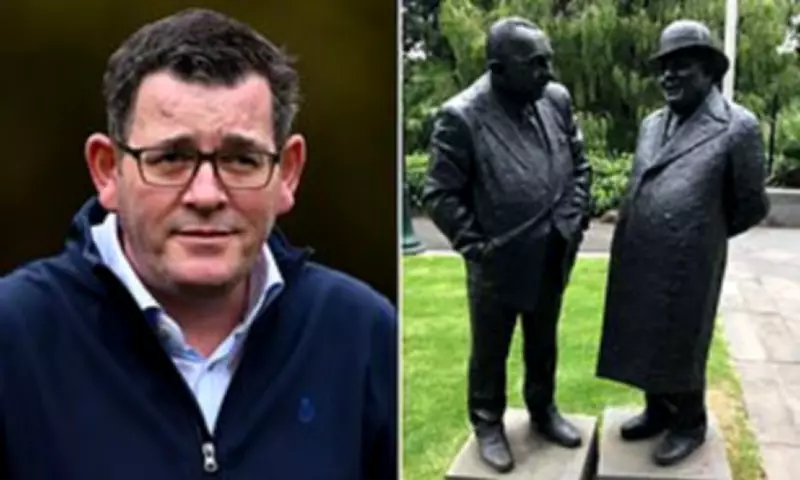 Bronze Statue of Daniel Andrews in Melbourne Sparks Outrage