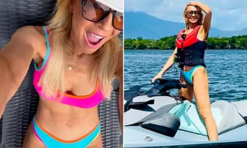 Carrie Bickmore Stuns in Bikini During North Queensland Radio Broadcast