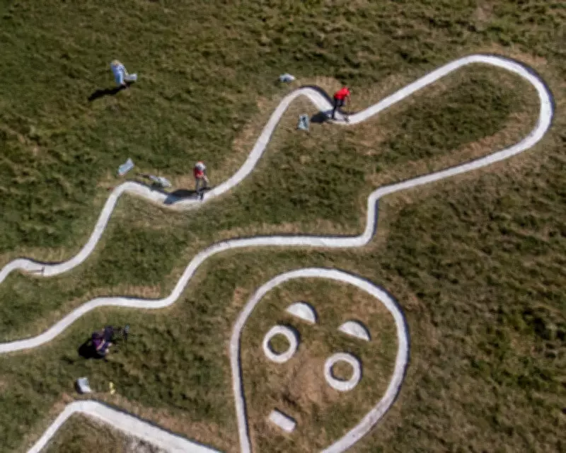 Cerne Giant Rechalking: Climate Crisis Forces Sticky Adaptations