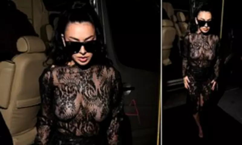 Charli XCX Stuns in Sheer Lace Dress at Met Gala Afterparty in NYC