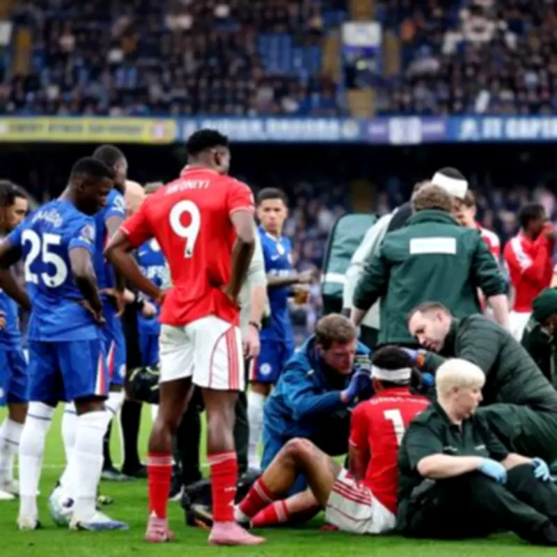 Chelsea and Forest Stars Suffer Head Injuries in Scary Clash