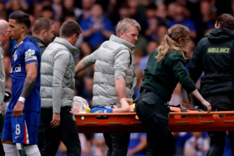 Chelsea Debutant Jesse Derry Stretchered Off After Head Clash