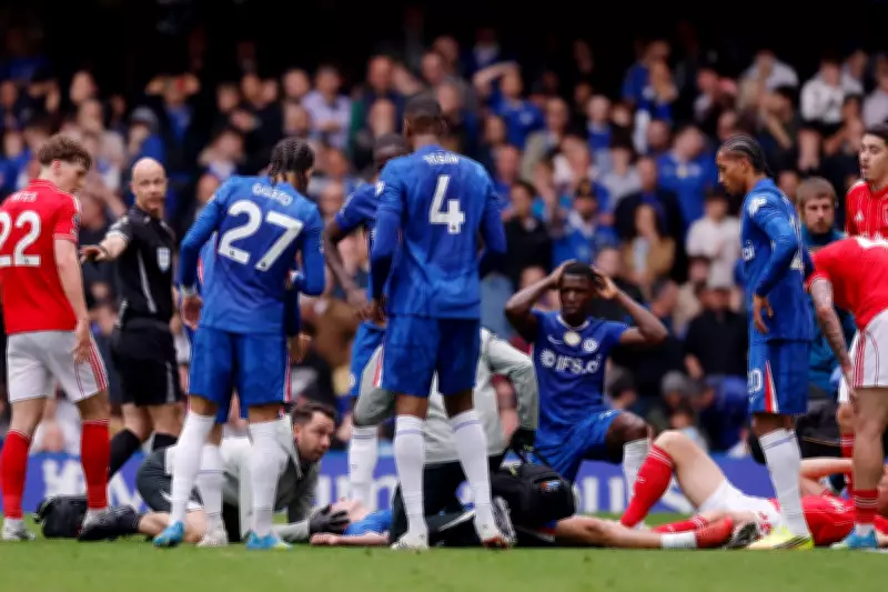 Chelsea's Derry Stretchered Off After Head Collision on Debut Start