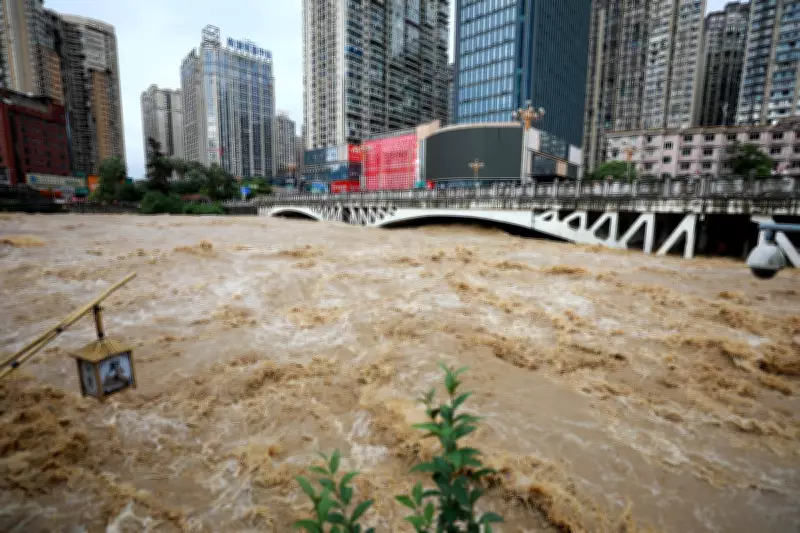 China Floods: 24 Dead, Rescue Workers Swim to Reach Trapped Residents
