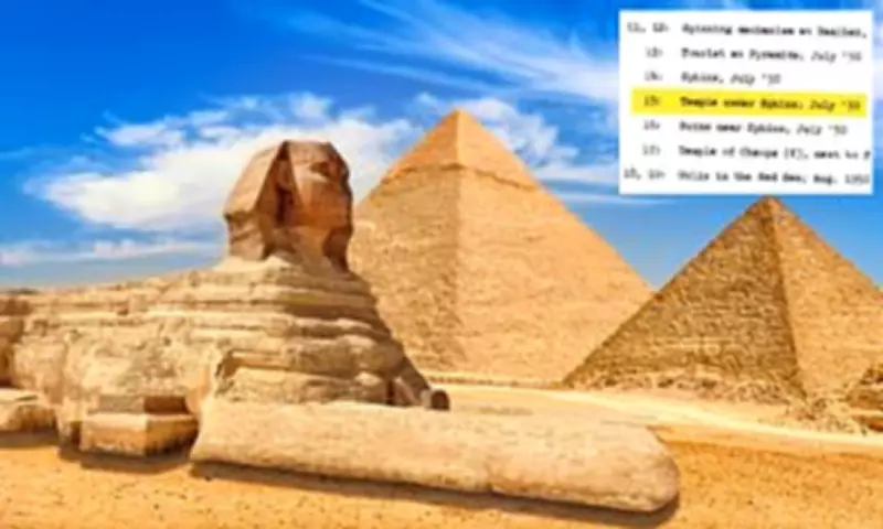 CIA Document Sparks New Debate on Hall of Records Under Sphinx