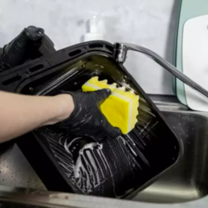 Clean Air Fryers with 3 Ingredients, No Scrubbing Needed