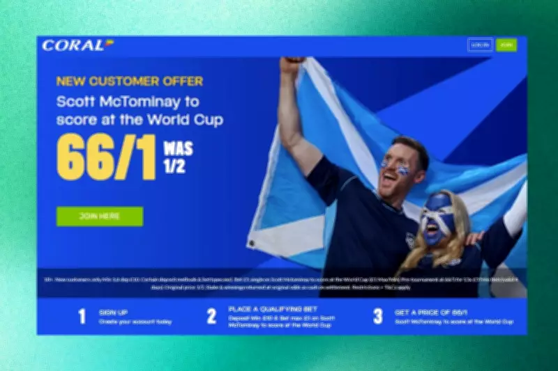 Coral Offers 66/1 Enhanced Odds on Scott McTominay to Score at World Cup