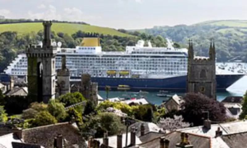 Cornish Town Fowey Divided as Massive Cruise Ship Dwarfs Locals Again
