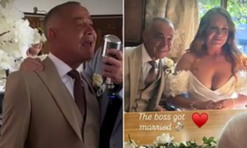 Coronation Street Star Michael Le Vell Sings at Wedding to Louise Gibbons