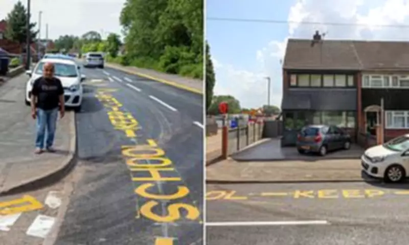 Council paints 'School Keep Clear' sign on street with no school for 15 years