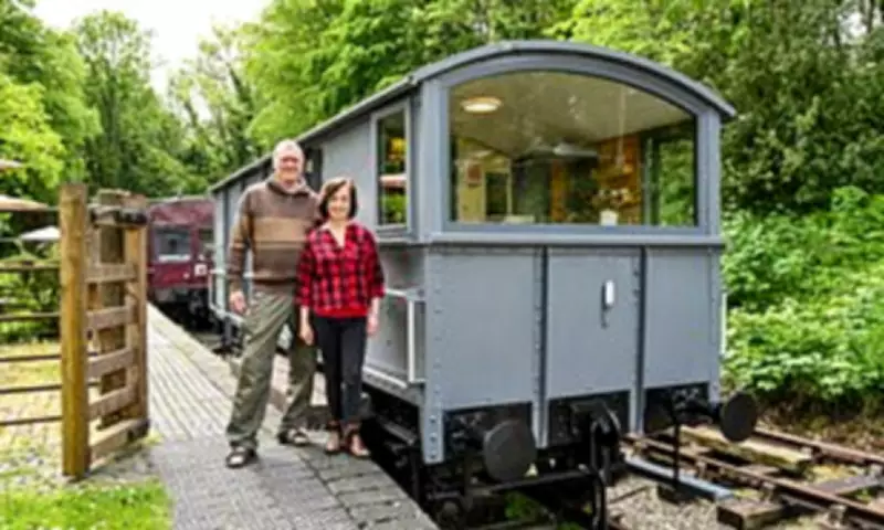 Couple Spends £50k Turning Abandoned Station into Dream Retreat