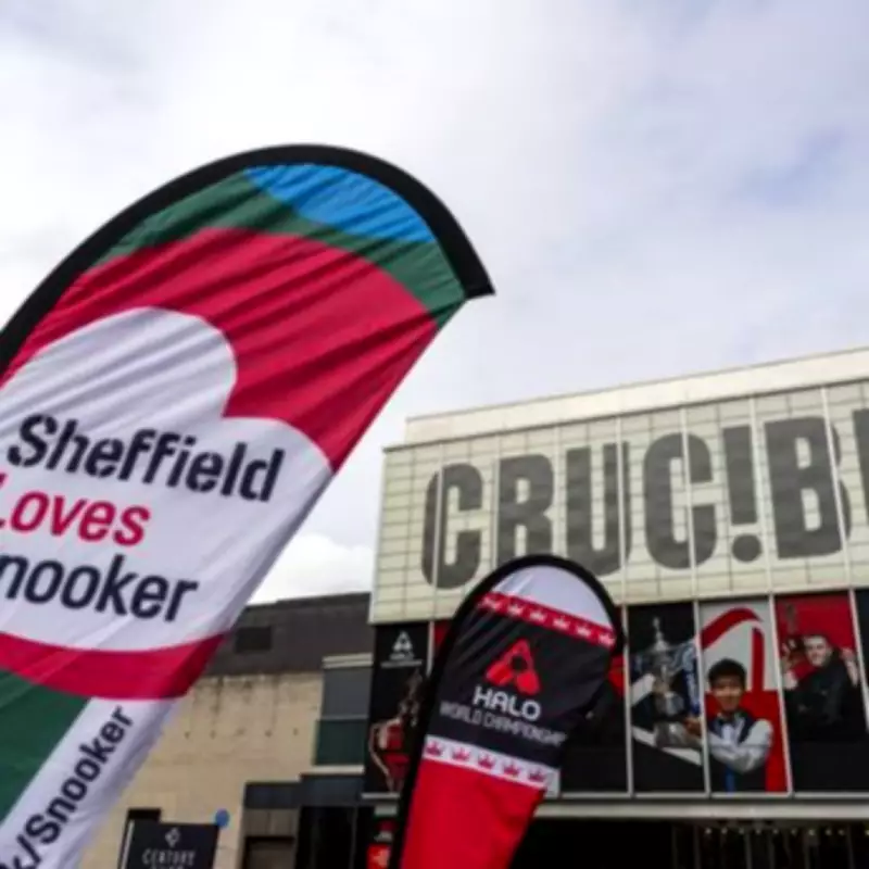 Crucible Snooker Match Halted as Players Forced Behind Closed Doors