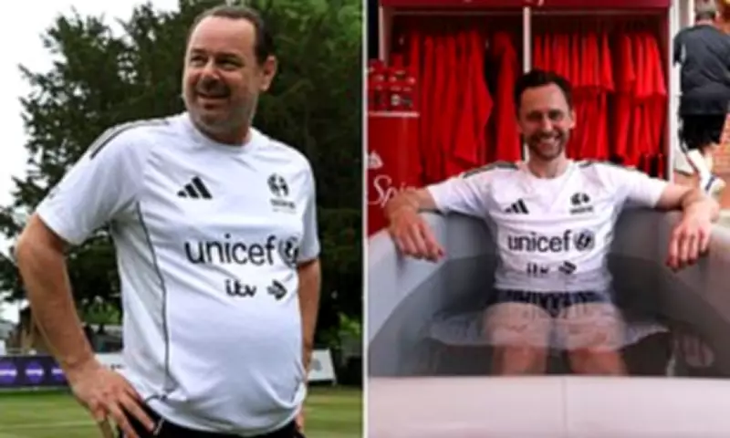 Danny Dyer Exhausted, Tom Hiddleston Recovers at Soccer Aid Training