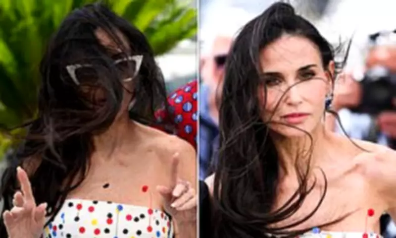 Demi Moore Stuns at Cannes 2025 Opening Ceremony in Sequined Gown