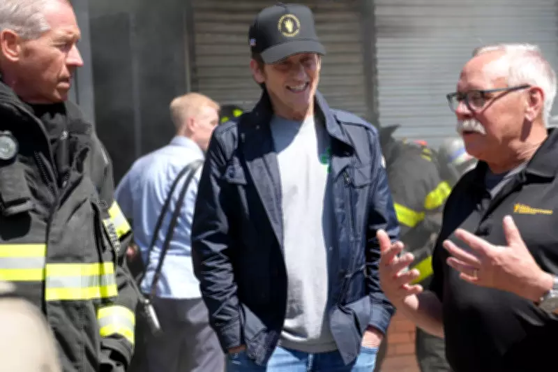 Denis Leary's 'Firefighter for a Day' Event Raises Funds for Fire Departments