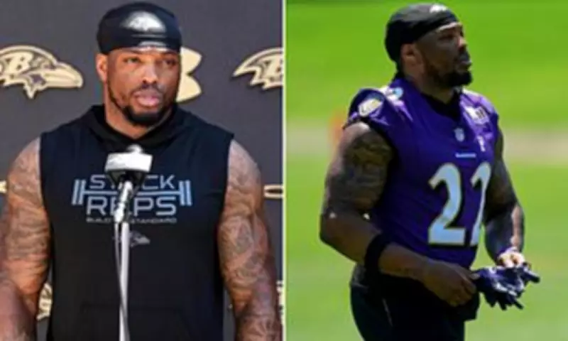 Derrick Henry's Scary Practice Collision: Ravens RB Jokes About Injury