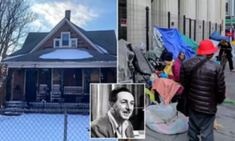 Disney's childhood home overshadowed by homeless encampments in Kansas City