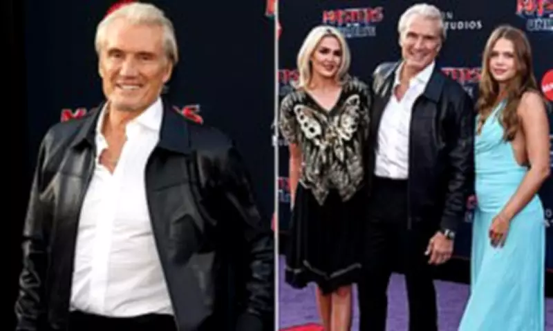 Dolph Lundgren, 68, Attends Premiere with Wife Emma, 30, and Daughter Greta, 24