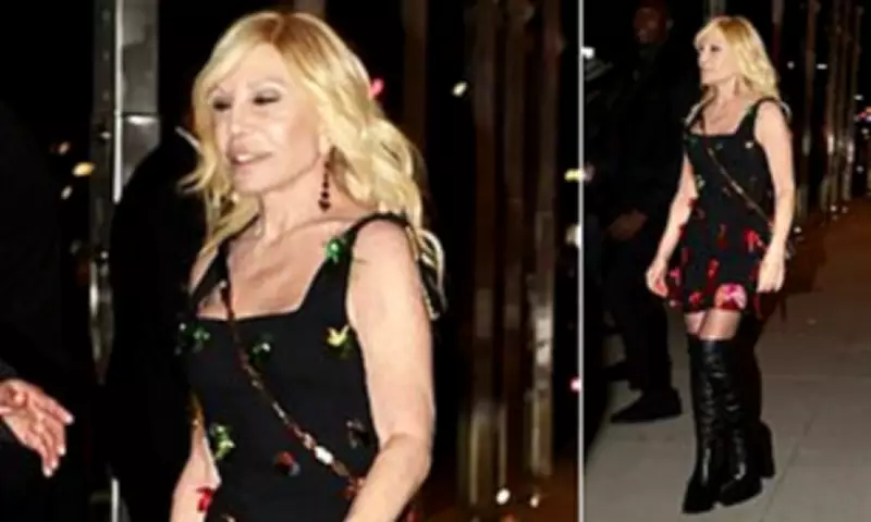 Donatella Versace Stuns at 71 with Youthful Look at Bezos-Sanchez Pre-Met Gala Party