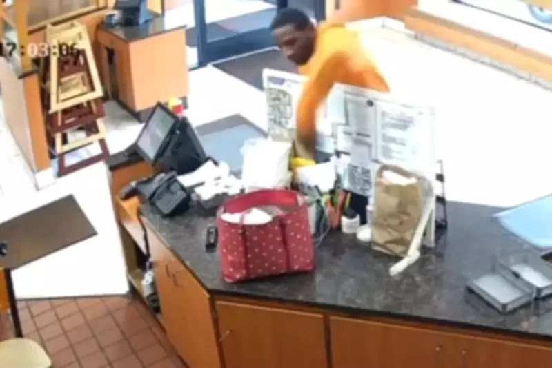 DoorDash Driver Caught on Camera Stealing Tips from Worker