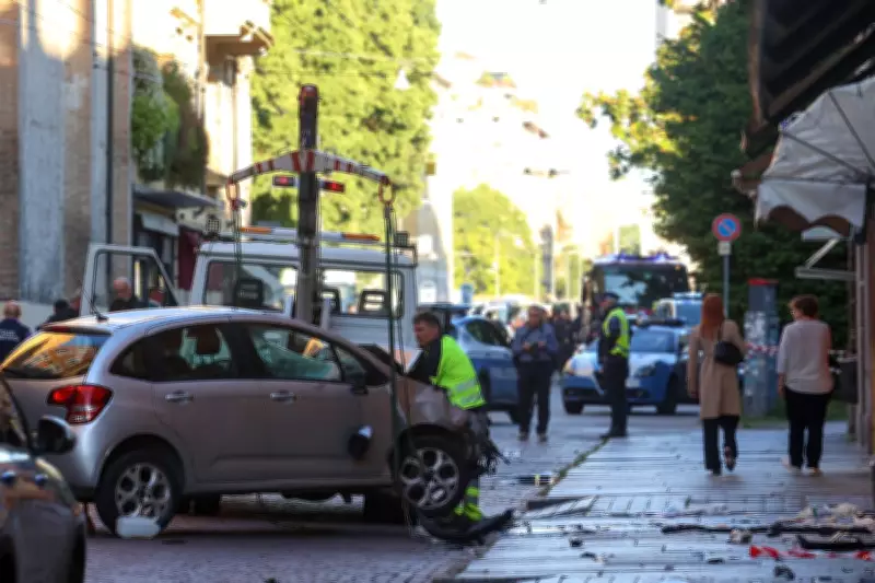 Driver with Knife Plows Car into Pedestrians in Italy, 8 Injured